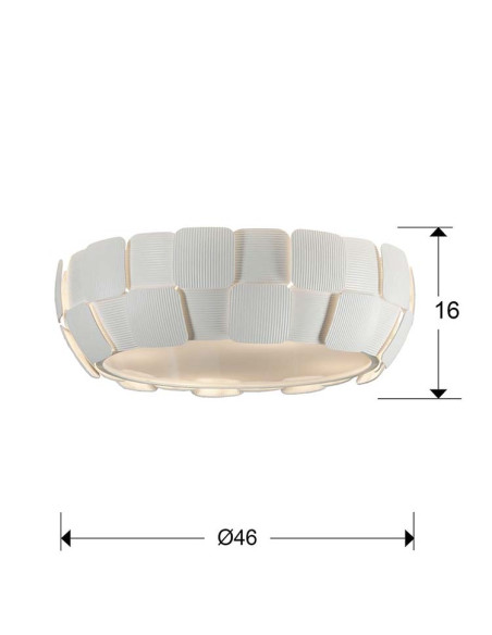 PLAFÓN QUIOS 4 LUCES