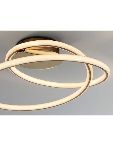 PLAFÓN TUBE ORO