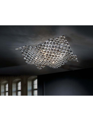 PLAFÓN 5 LUCES SATEN GDE