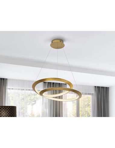 ETERNITY LÁMPARA PAN ORO Ø60 DIMABLE