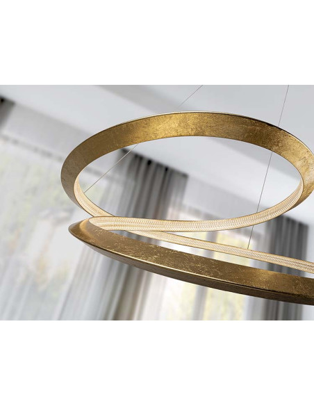 ETERNITY LÁMPARA PAN ORO Ø60 DIMABLE