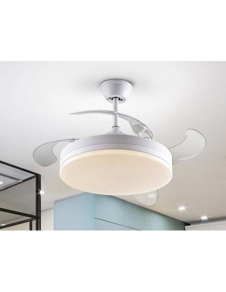 VENTO VENTILADOR TODO BLANCO D50 DIMABLE
