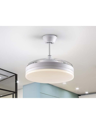 VENTO VENTILADOR TODO BLANCO D50 DIMABLE