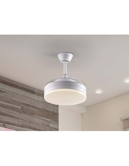VENTO MINI VENTILADOR TODO BLANC D40 DIMABLE