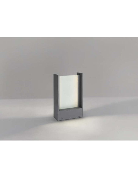 MATIA BALIZA EXTERIOR GRIS H30 IP65