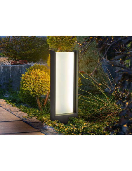 MATIA BALIZA EXTERIOR GRIS H50 IP65