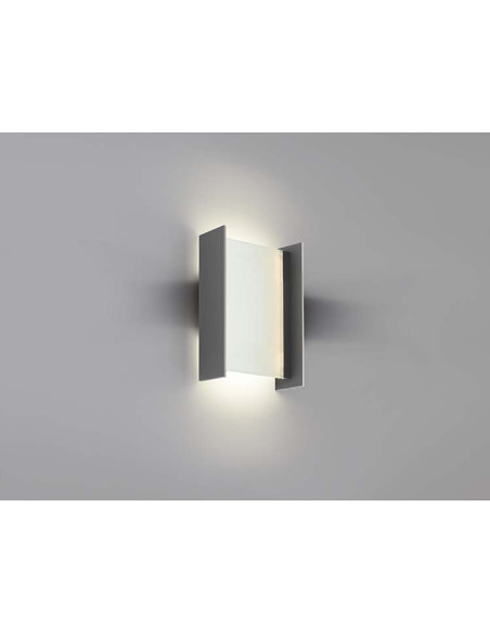 MATIA APLIQUE EXTERIOR GRIS IP65