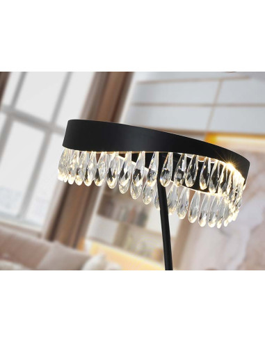 SELENE PIE SALÓN NEGRO CRISTAL