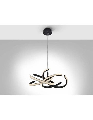 LÁMPARA RING II NEGRO 70Ø