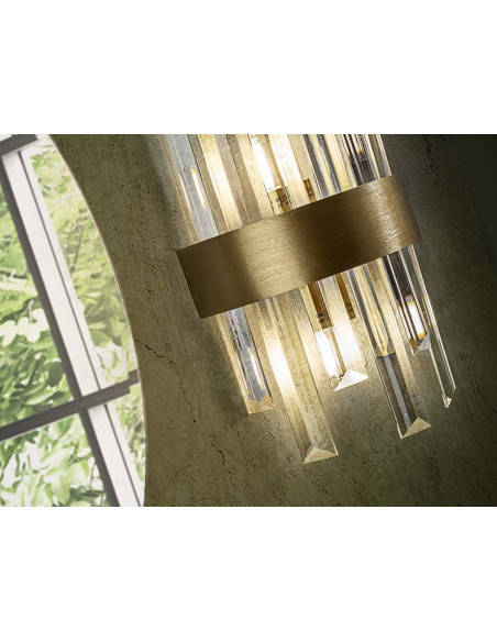 GRACE APLIQUE 2 LUCES ORO