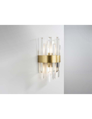 GRACE APLIQUE 2 LUCES ORO