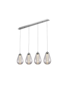 LÁMPARA TACCIA 4 LUCES LED CROMO