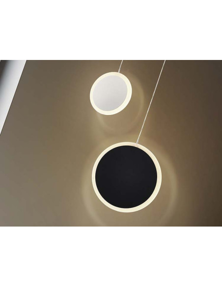 DUO LÁMPARA 2 LUCES BLANCO NEGRO