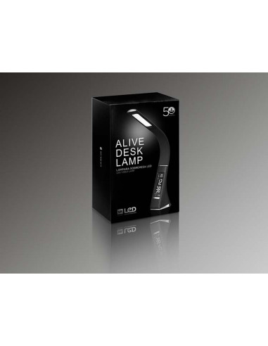 SOBREMESA LED ALIVE NEGRO