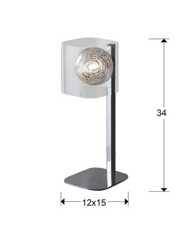 SOBREMESA 1 LUZ ECLIPSE