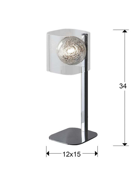 SOBREMESA 1 LUZ ECLIPSE