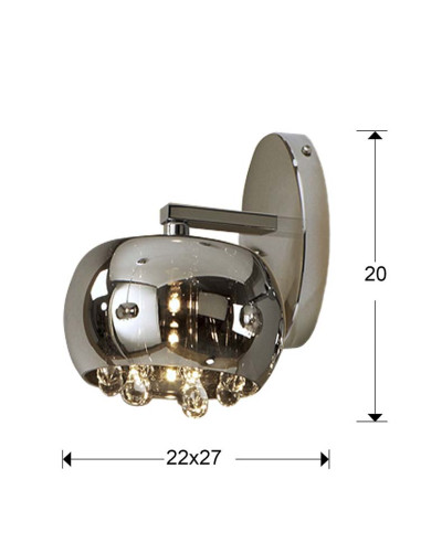 APLIQUE ARGOS 1 LUZ