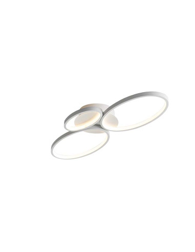 PLAFÓN SIOS LED 3 AROS BLANCO
