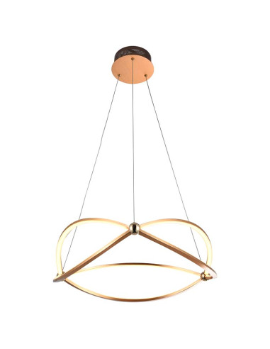 LÁMPARA LED OCELLIS 60Ø ORO ROSA