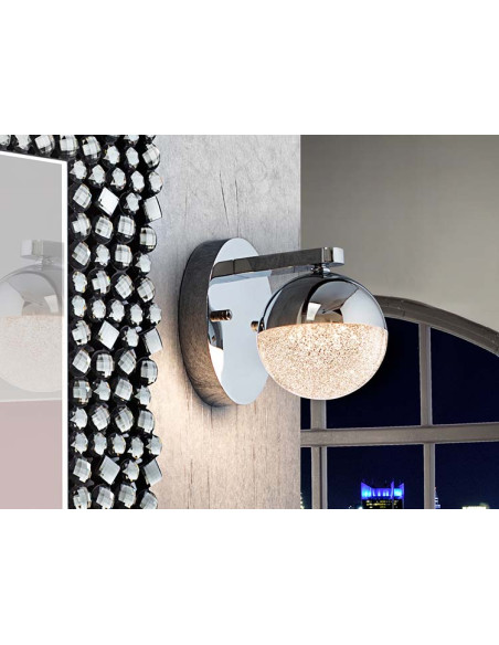 APLIQUE 1 LUZ LED SPHERE Ø12