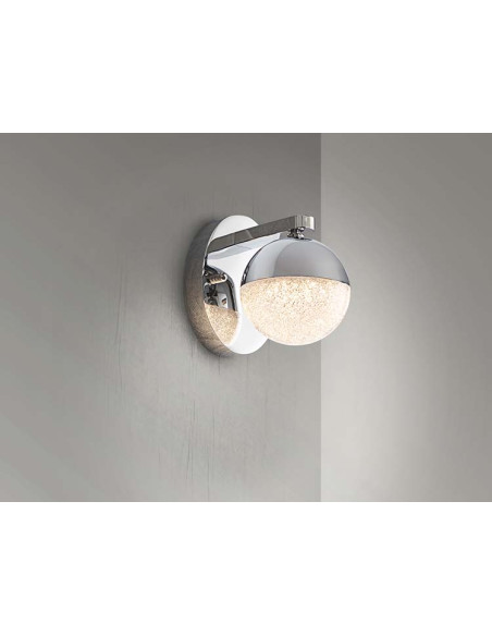 APLIQUE 1 LUZ LED SPHERE Ø12