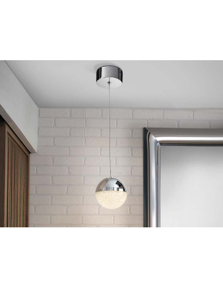 LÁMPARA 1 LUZ LED SPHERE Ø12