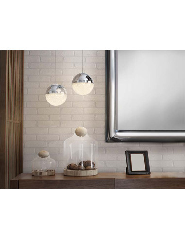 LÁMPARA 1 LUZ LED SPHERE Ø12