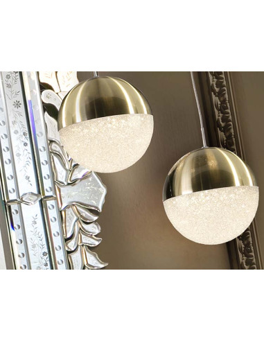 LÁMPARA 1 LUZ LED SPHERE Ø12