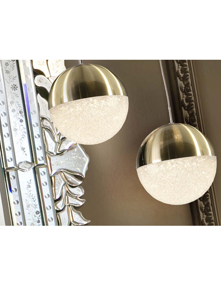 LÁMPARA 1 LUZ LED SPHERE Ø12