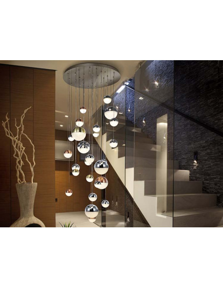 LÁMPARA 27 LUCES LED SPHERE COLØ80 CCT