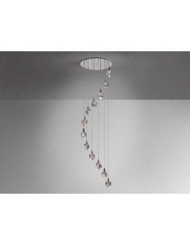 LÁMPARA 12 LUCES AQUARIA