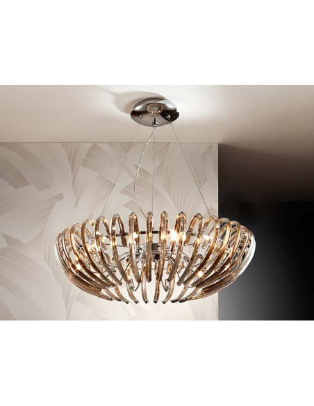 LÁMPARA ARIADNA 12 LUCES DIMABLE