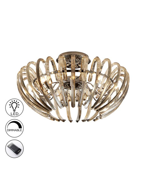 PLAFÓN ARIADNA 9 LUCES DIMABLE