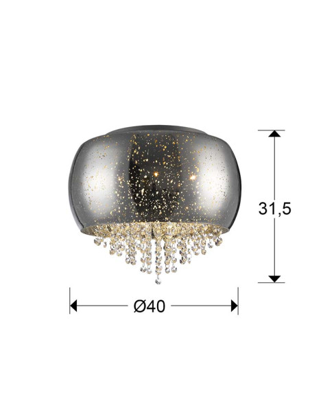 PLAFÓN CAELUM 5 G9 Ø40