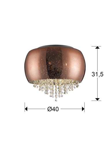 PLAFÓN CAELUM 5 G9 Ø40