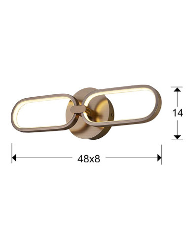 COLETTE APLIQUE 2 LUCES