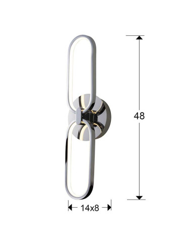 COLETTE APLIQUE 2 LUCES