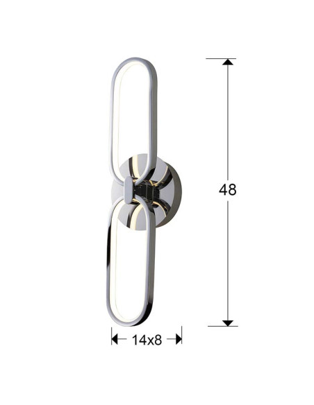 COLETTE APLIQUE 2 LUCES