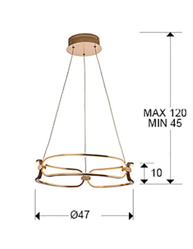 COLETTE LÁMPARA Ø47 DIMABLE