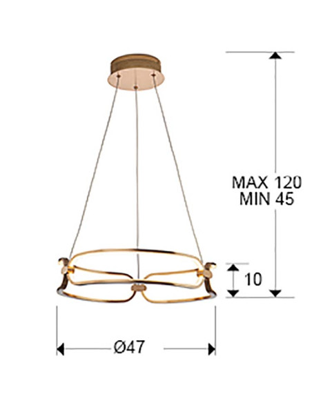 COLETTE LÁMPARA Ø47 DIMABLE