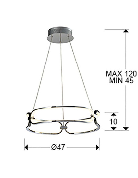 COLETTE LÁMPARA Ø47 DIMABLE