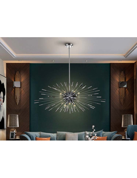 LÁMPARA 9 LUCES EVASIÓN DIMABLE