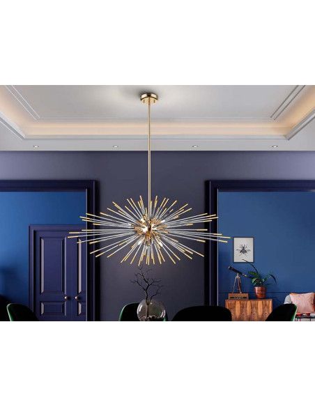 LÁMPARA 9 LUCES EVASIÓN DIMABLE