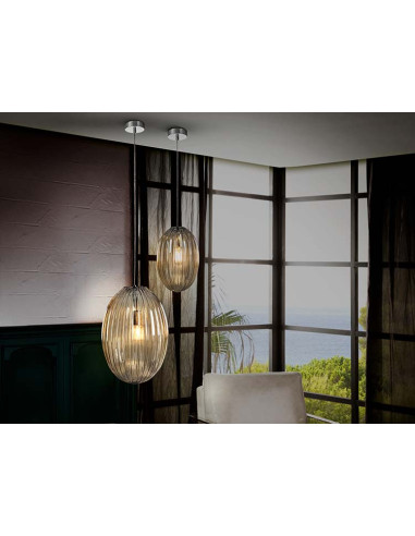 OVILA LÁMPARA 1 LUZ 20Ø