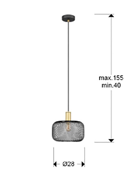 OSIRIS LÁMPARA 1 LUZ