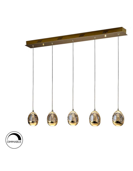 LÁMPARA ROCÍO 5 LED LINEAL