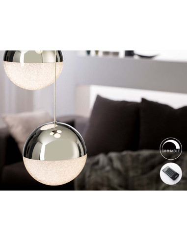 LÁMPARA 5 LUCES LED SPHERE Ø33 DIMABLE