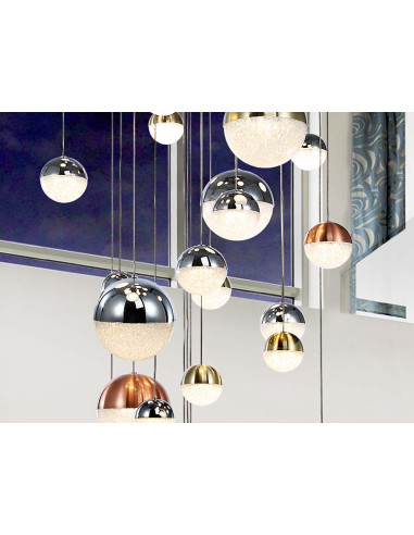 GRAN LÁMPARA SPHERE Ø80 27 LUCES CCT