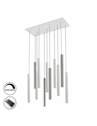 LÁMPARA VARAS 11 LUZ DIMABLE