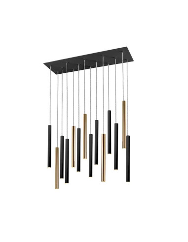LÁMPARA VARAS 14 LUCES DIMABLE